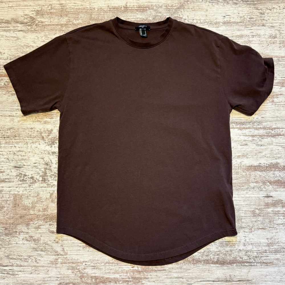 Forever 21 Rich Brown Short Sleeve Tee